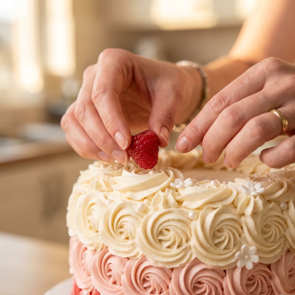 Cake creation process at Emotions