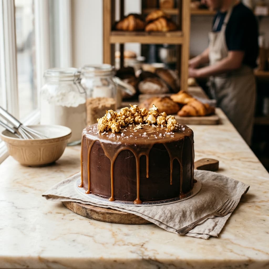 Тёмный карамельный