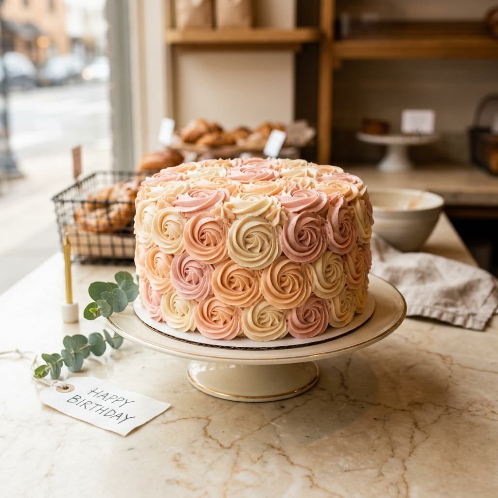 Кремовые розочки