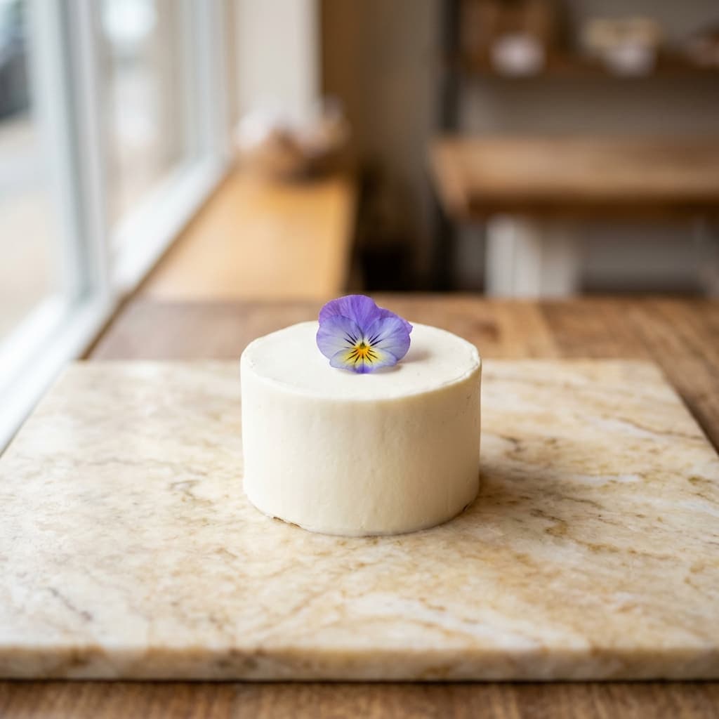 Белый с цветком