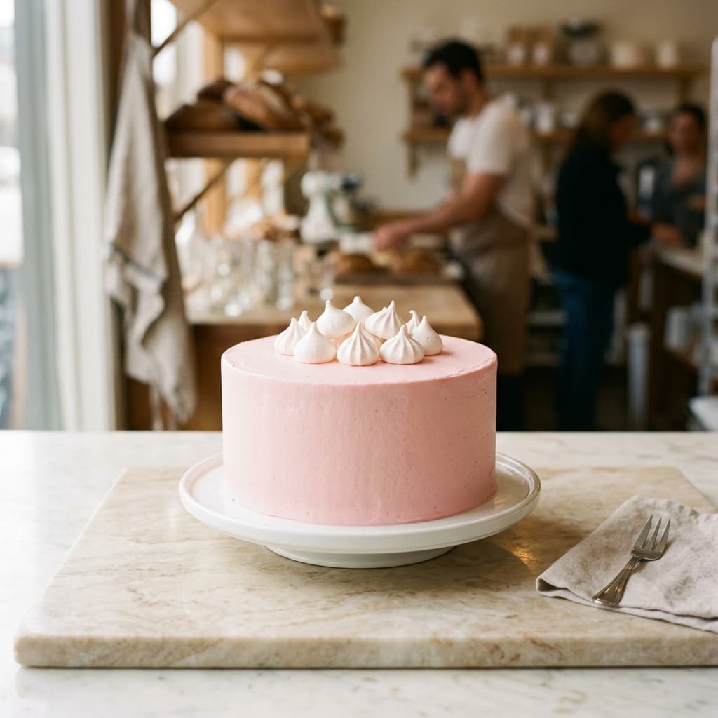 Нежно-розовый