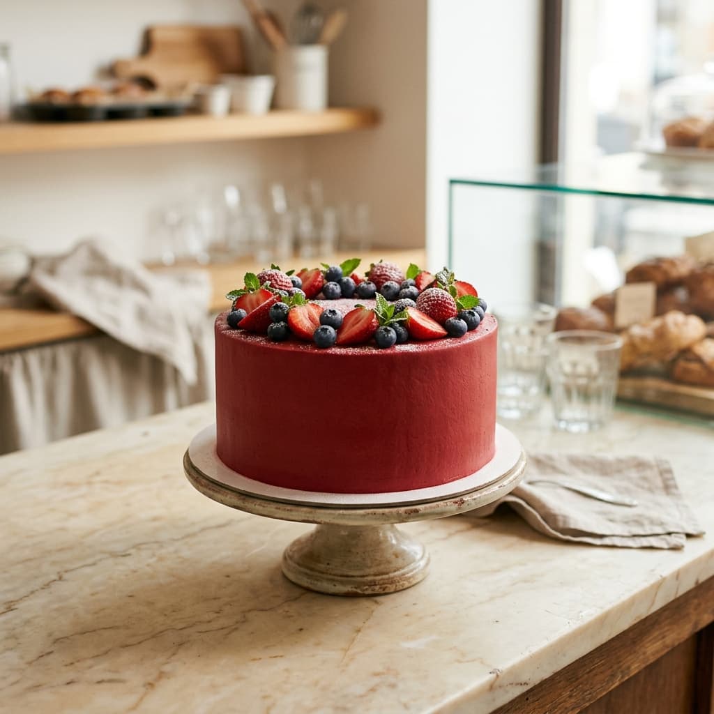 Красный ягодный