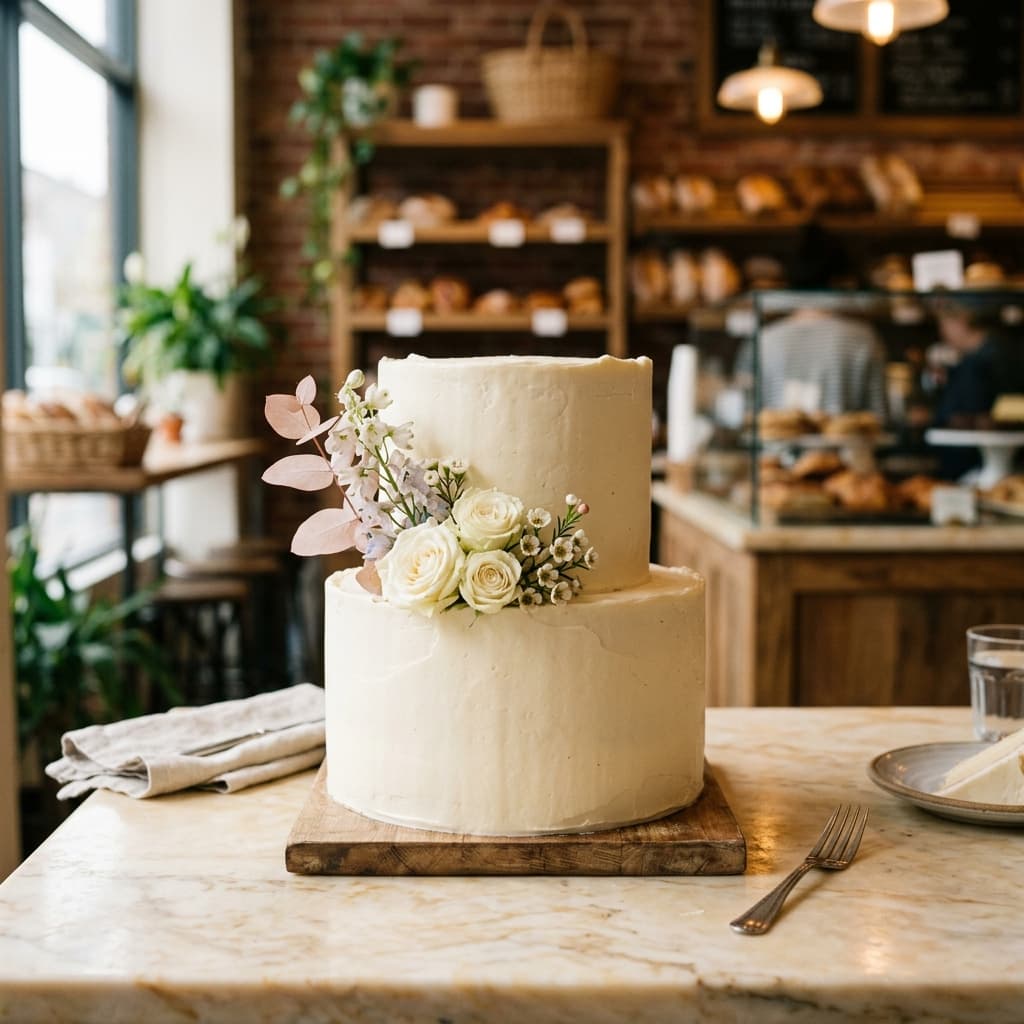 Двухъярусный кремовый