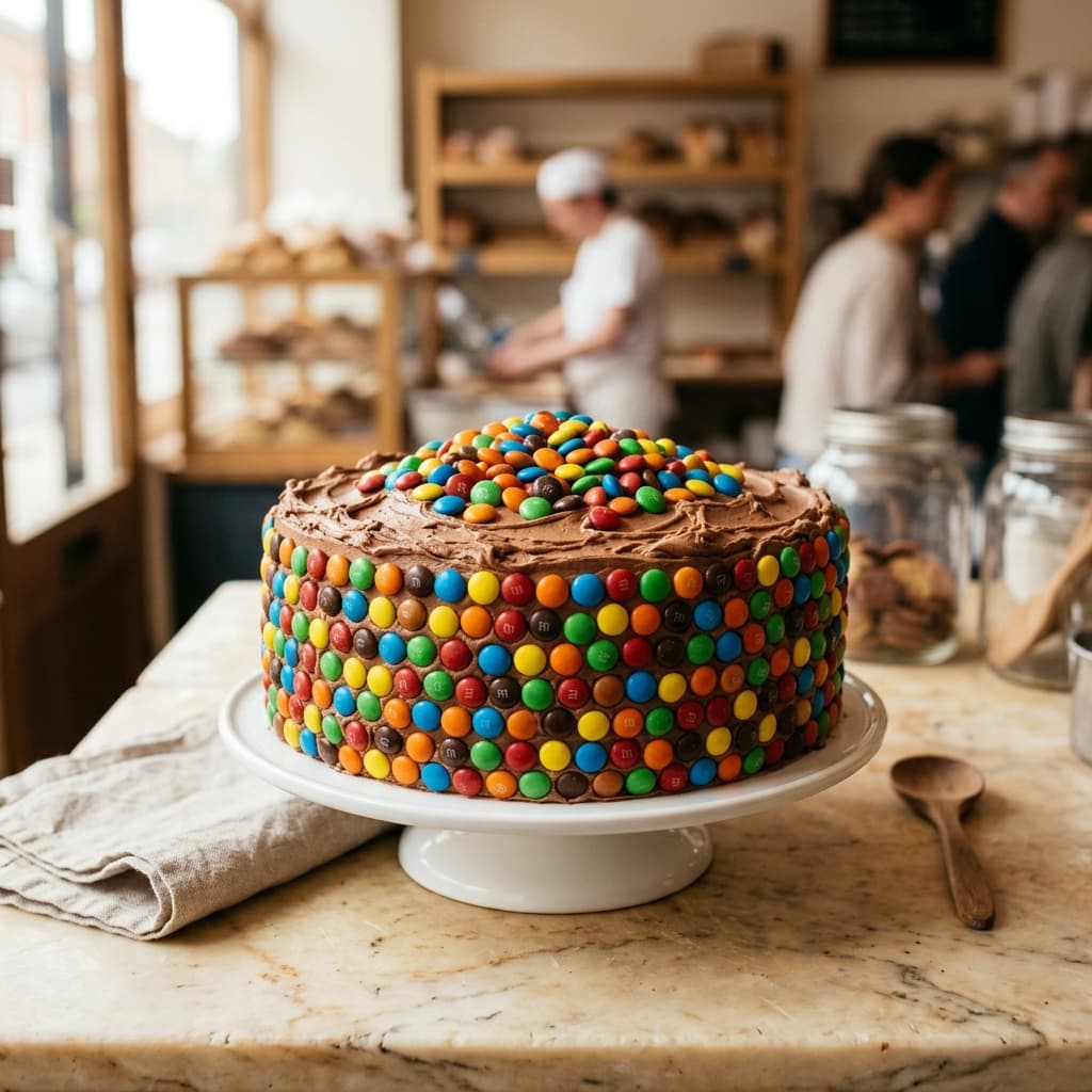 Шоколадный с M&M