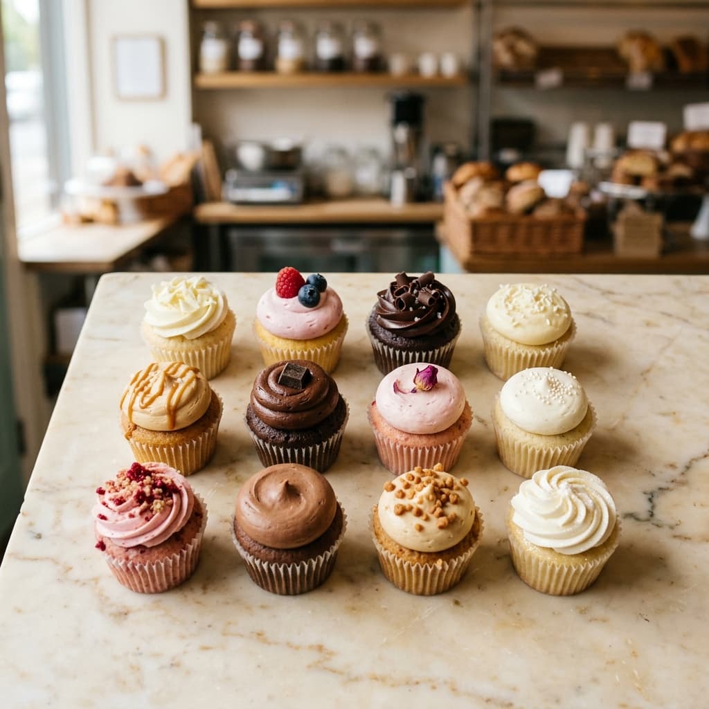 Набор 12 капкейков