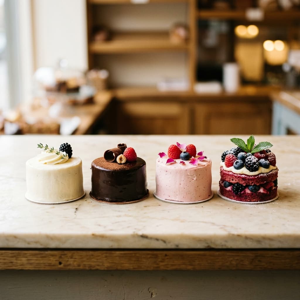 4 мини-торта