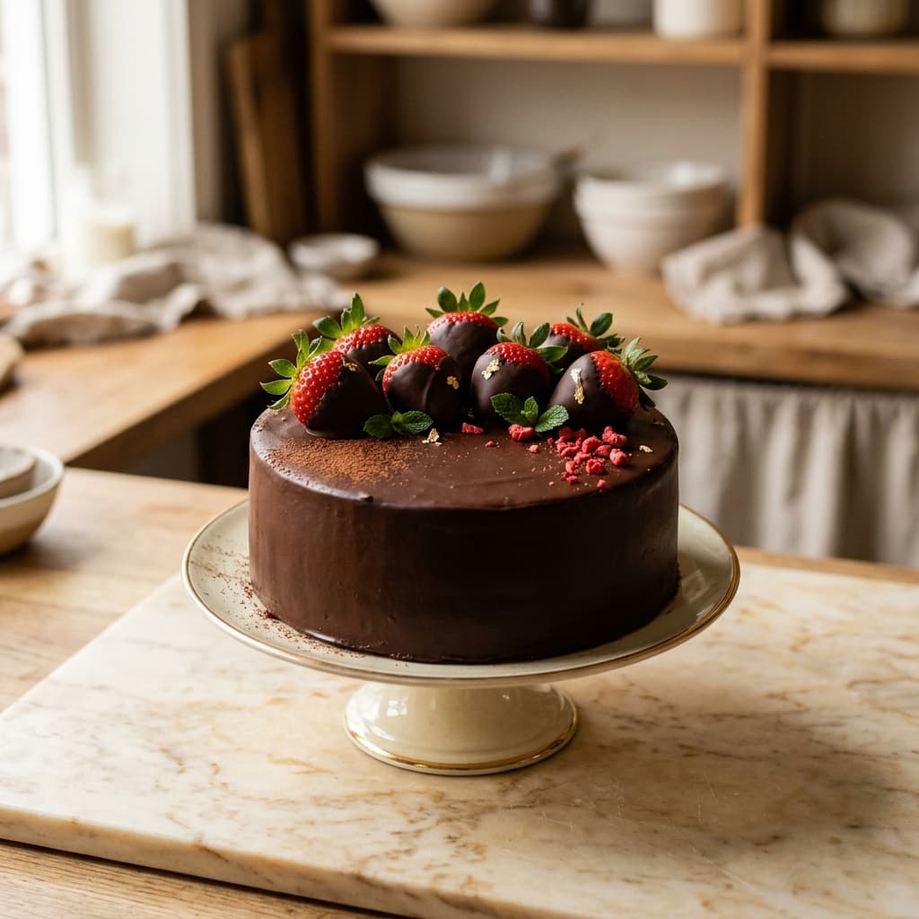 Шоколад с клубникой