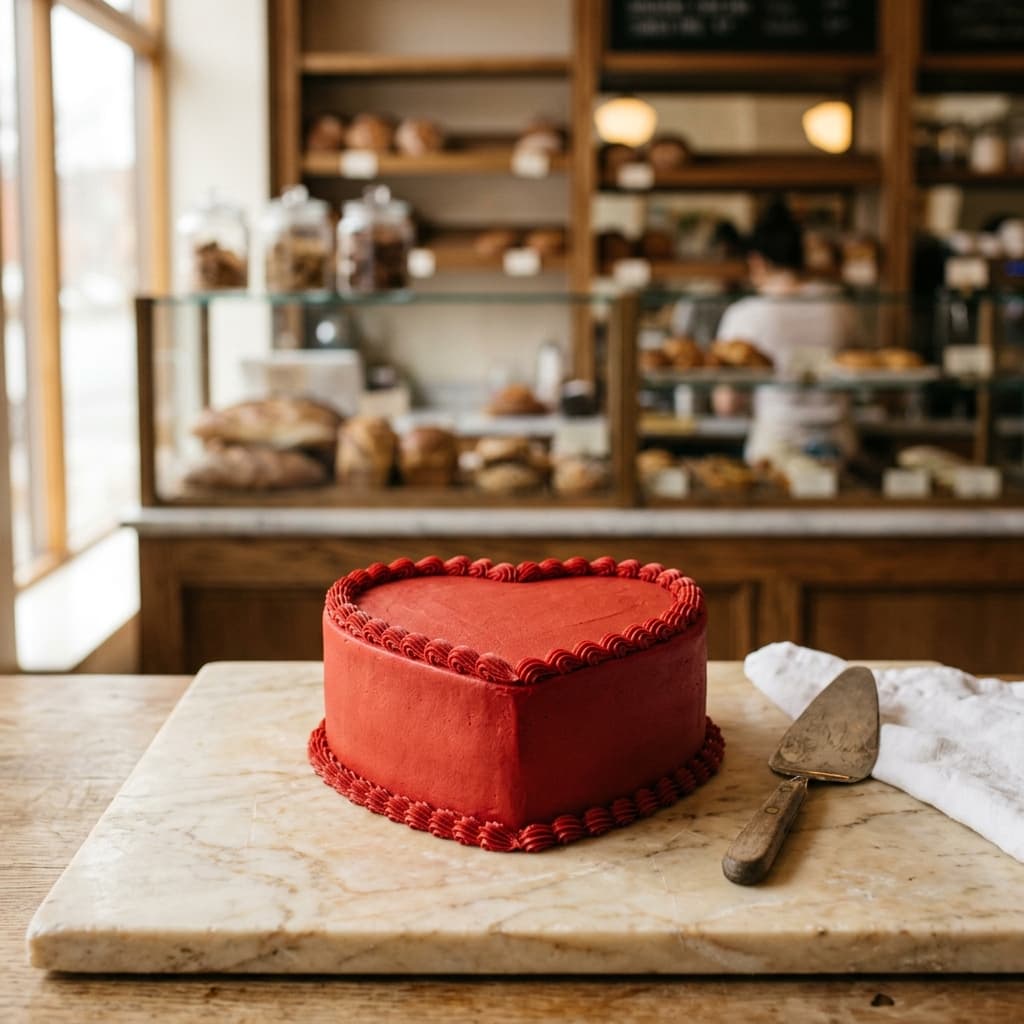 Красное сердце