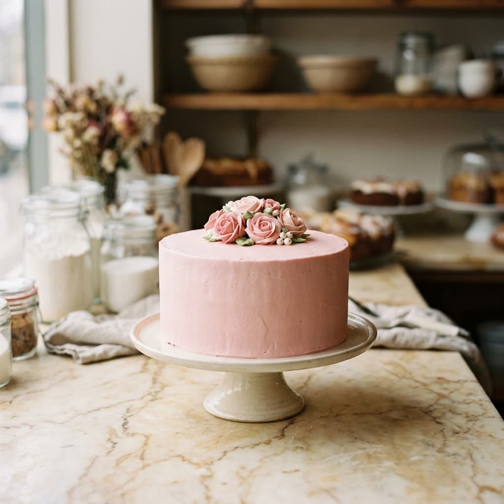 Розовые розы