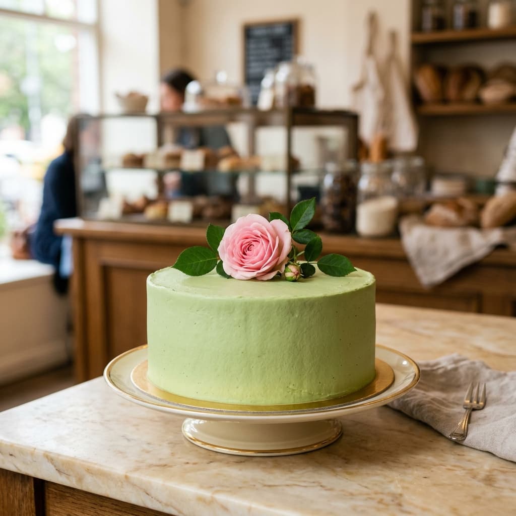 Фисташка с розой